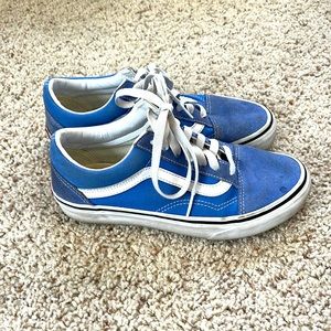 Vans light blue shoe